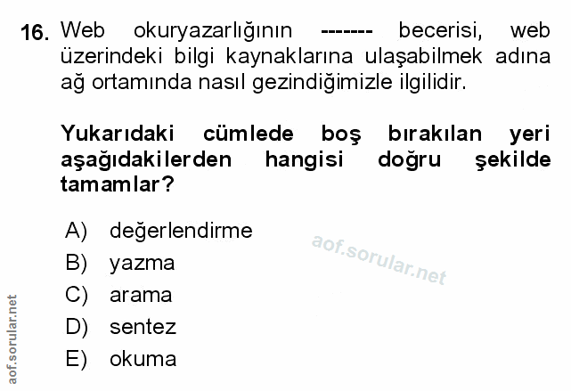 Soru 16
