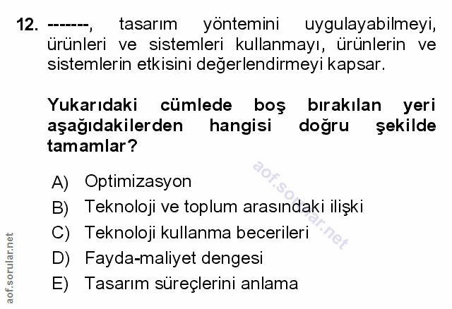 Soru 12