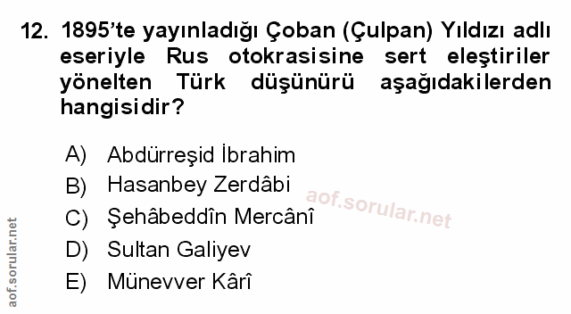 Soru 12
