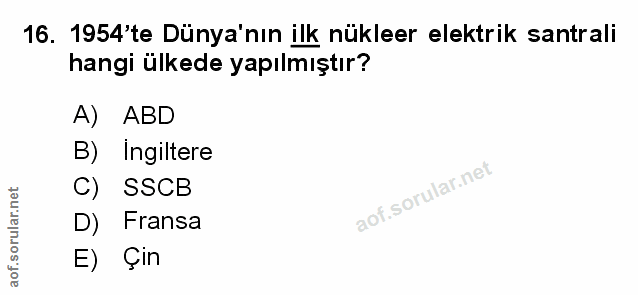 Soru 16