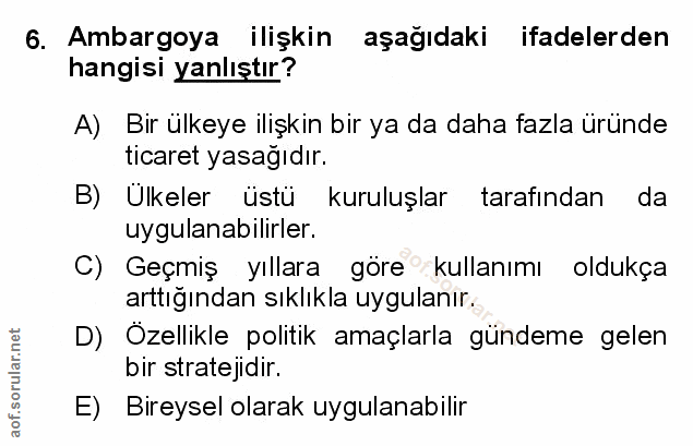 Soru 6