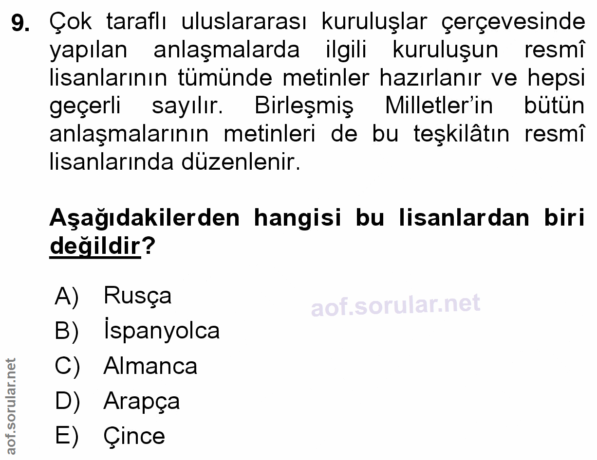 Soru 9