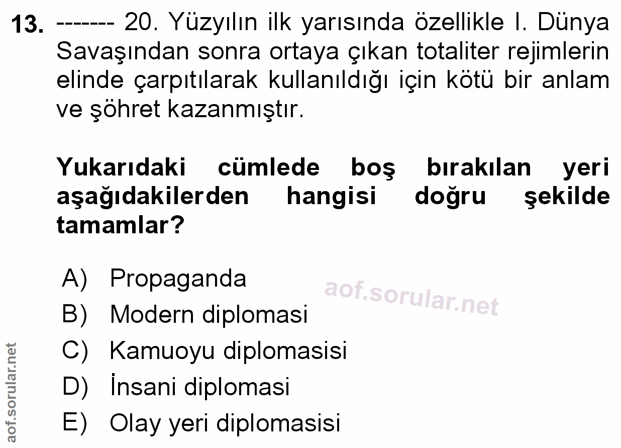 Soru 13