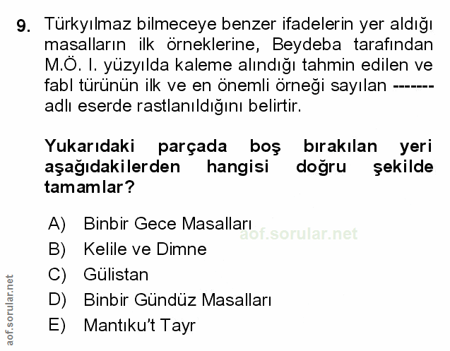 Soru 9