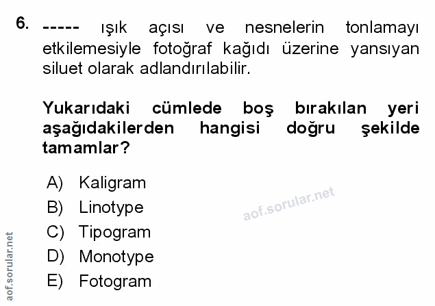 Soru 6