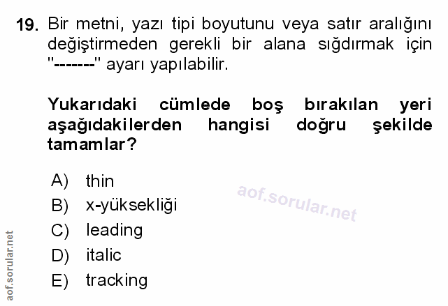 Soru 19