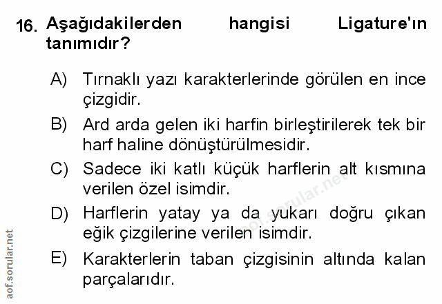 Soru 16