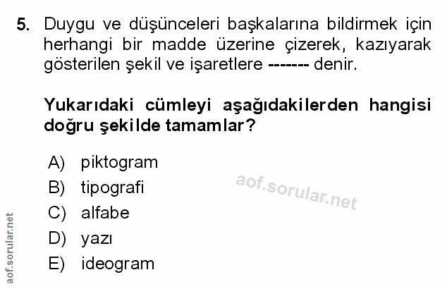 Soru 5