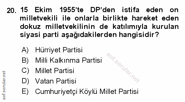 Soru 20