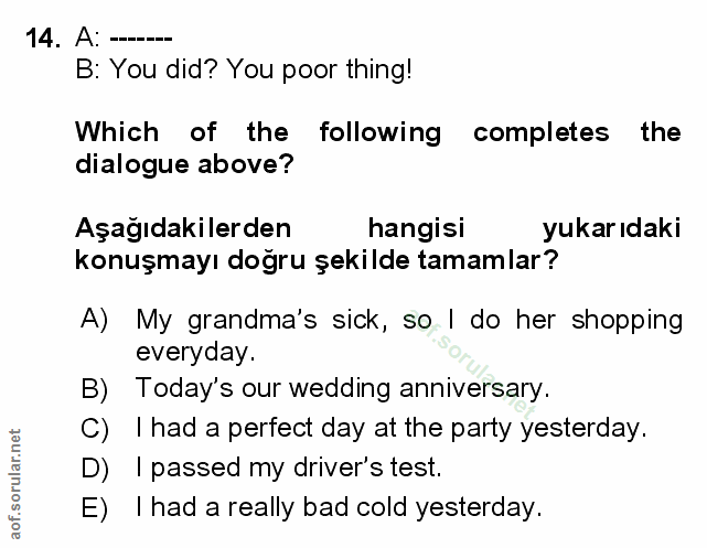 Soru 14