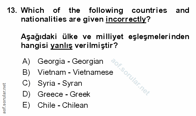 Soru 13