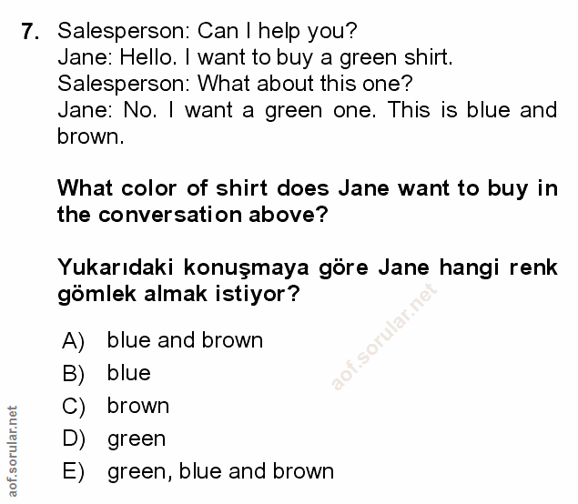 Soru 7