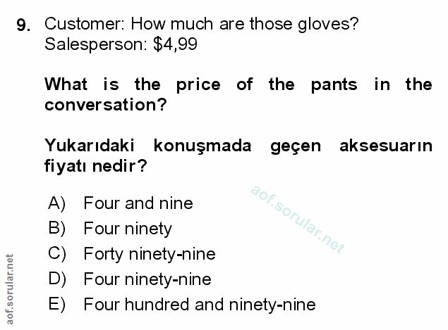 Soru 9