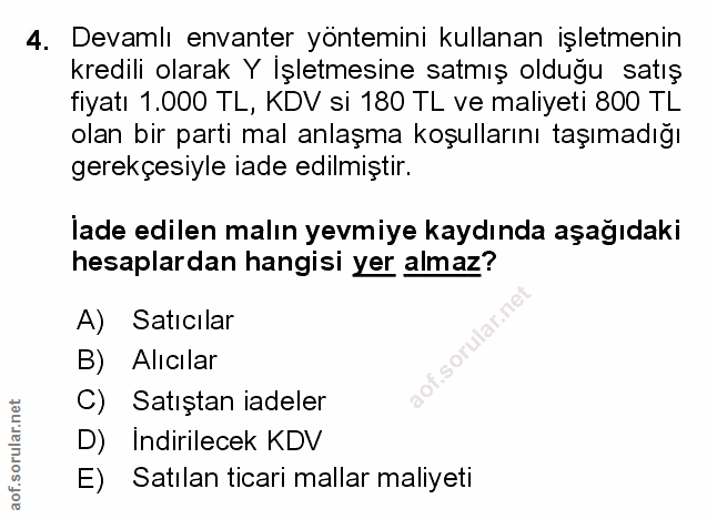 Soru 4