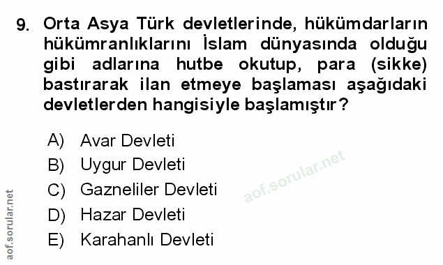 Soru 9