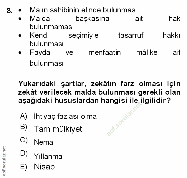 Soru 8