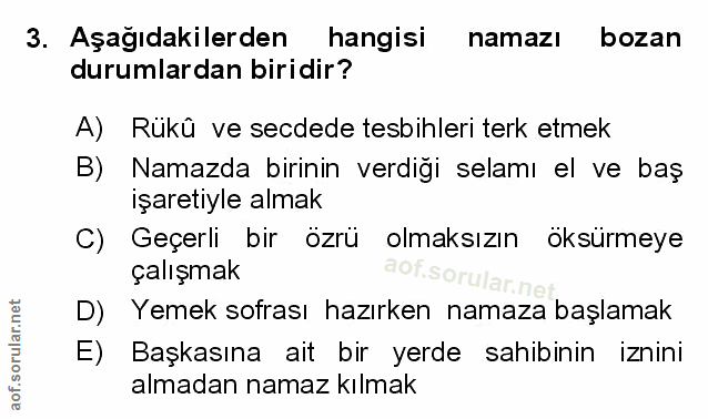 Soru 3