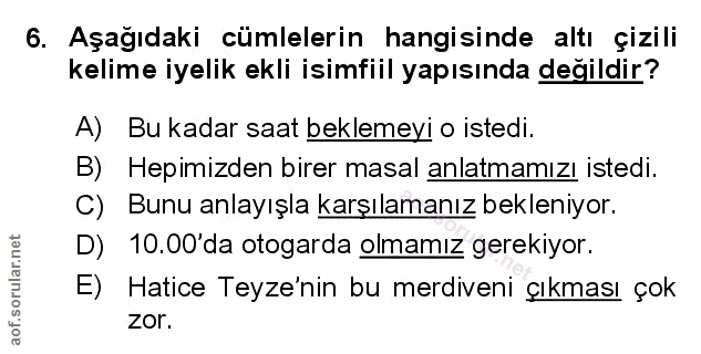 Soru 6