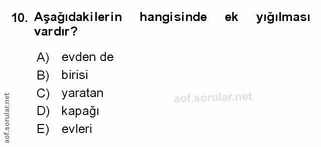 Soru 10