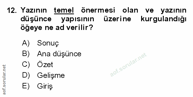 Soru 12