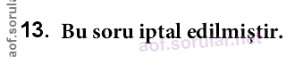 Soru 13