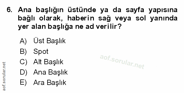 Soru 6