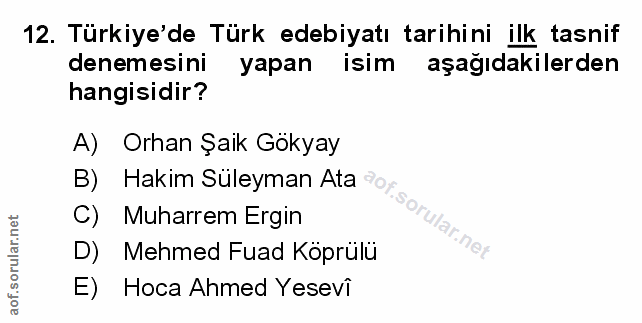 Soru 12