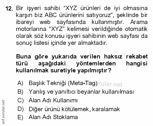 Soru 12