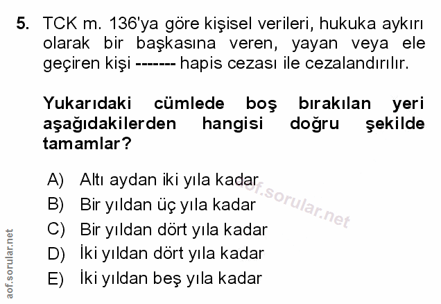 Soru 5
