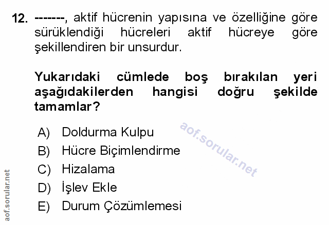 Soru 12