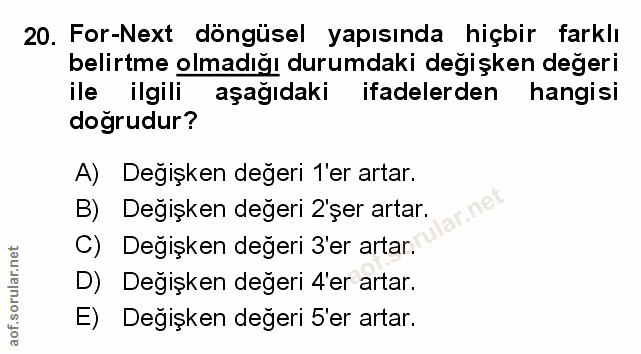 Soru 20