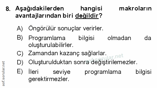 Soru 8