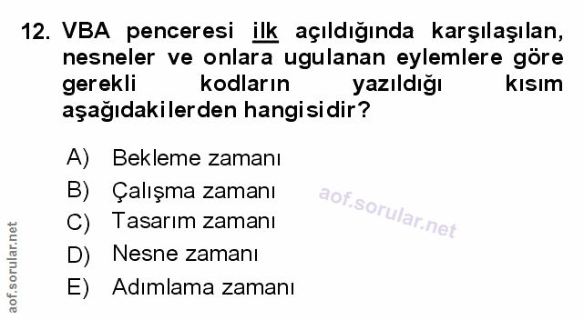 Soru 12
