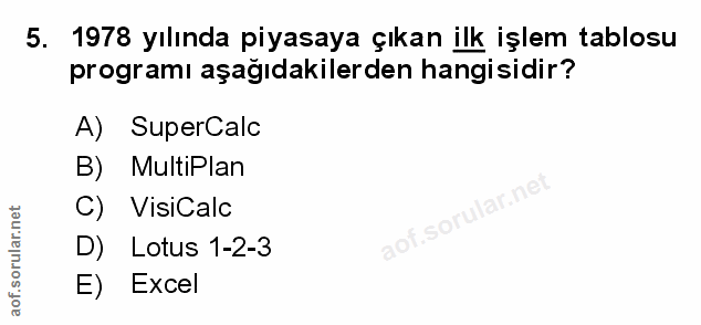 Soru 5