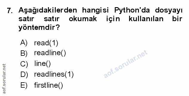 Soru 7