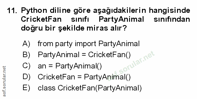 Soru 11