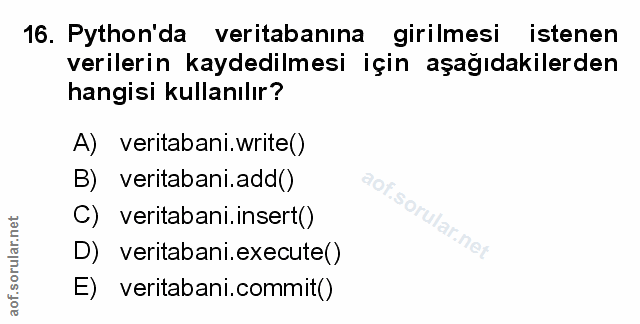 Soru 16