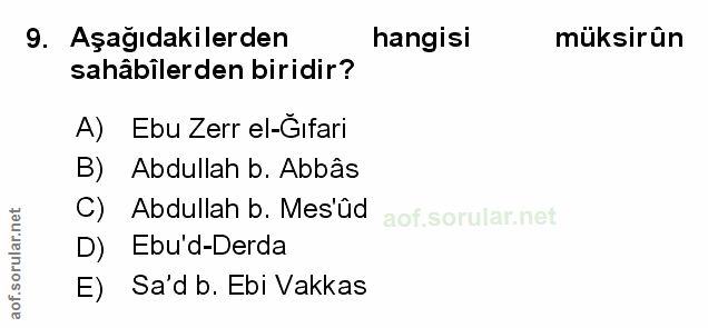 Soru 9