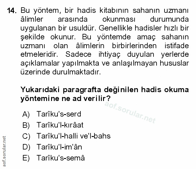 Soru 14