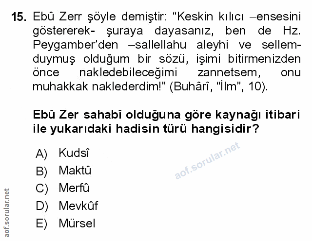 Soru 15