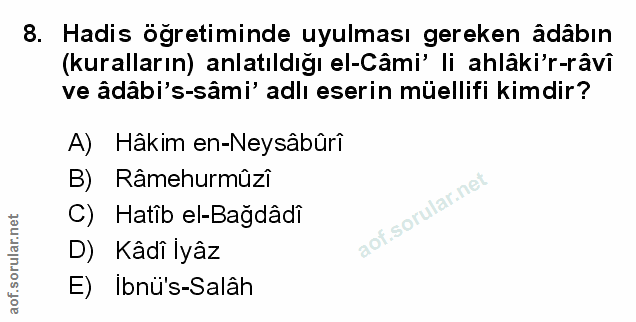 Soru 8