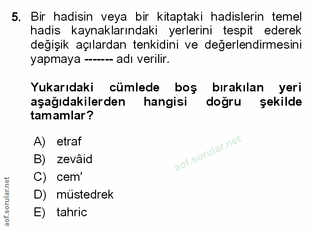 Soru 5