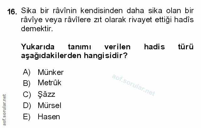 Soru 16