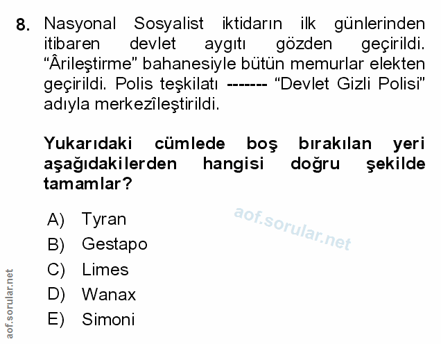Soru 8