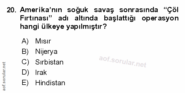 Soru 20