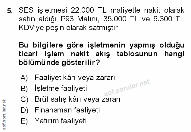Soru 5
