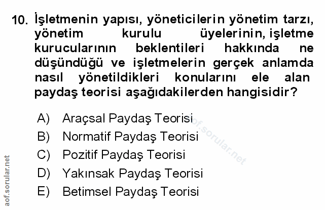 Soru 10