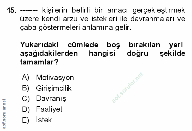 Soru 15
