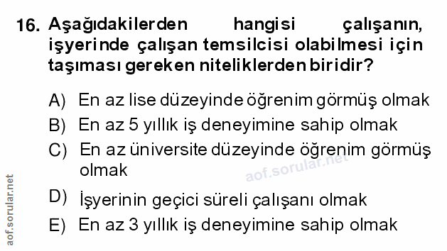 Soru 16