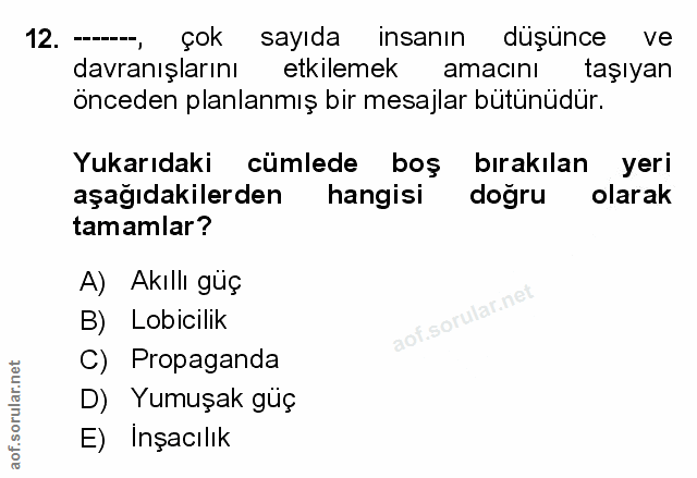 Soru 12